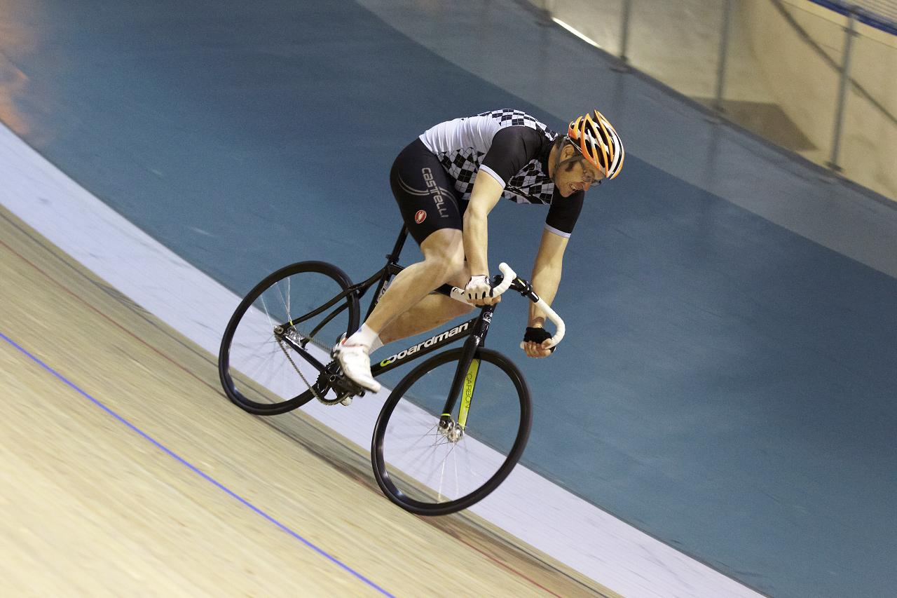 On the boards with Boardman riding the new TK Pro track bike